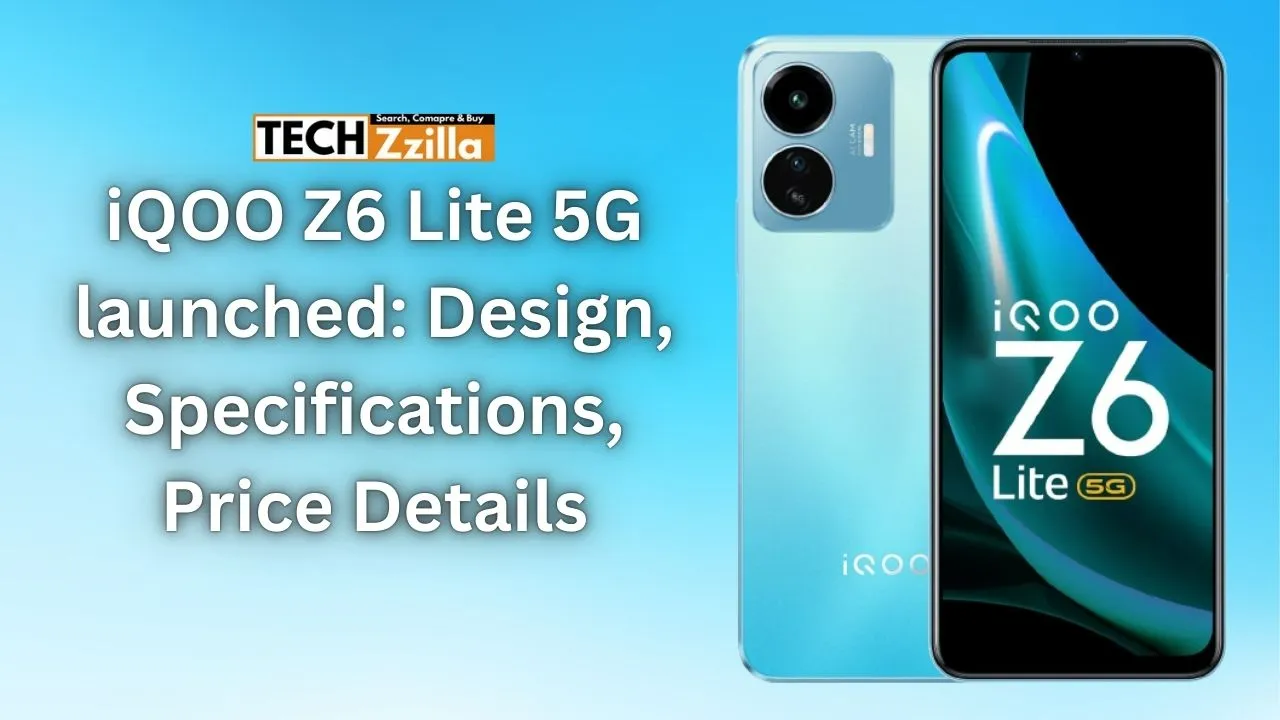 iQOO Z6 Lite 5G launched